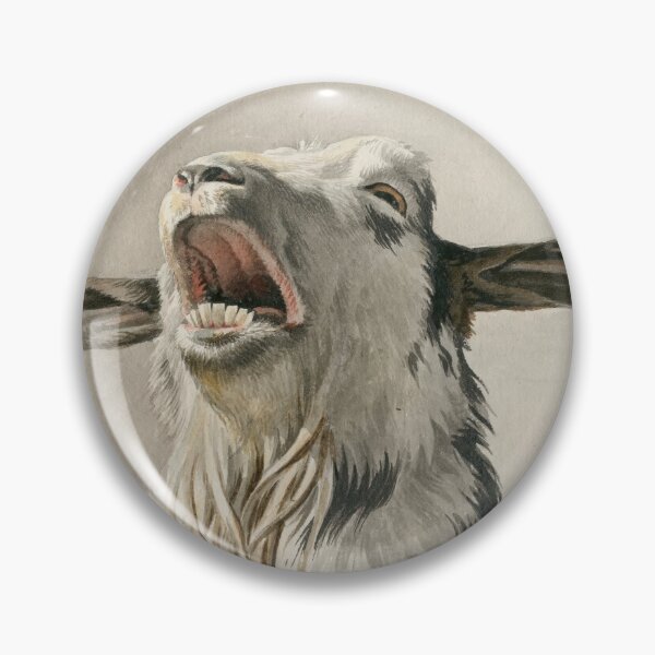 Item preview, The Scream - Vintage Goat Painting  designed and sold by Vintage Wall Art.