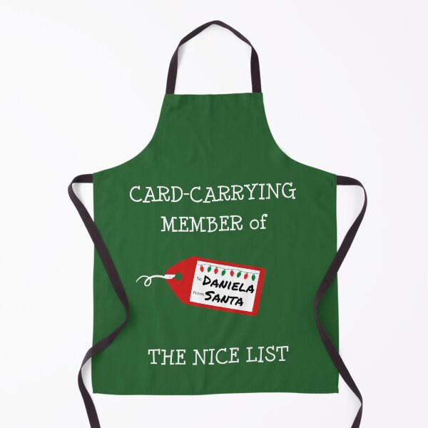 Item preview, DANIELA - Card-Carrying Member of The Nice List designed and sold by IzzyDee-Designs.