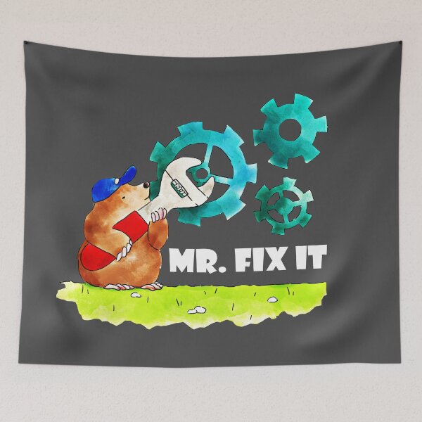 Item preview, BROWN DOG MR FIX IT DESIGN designed and sold by NATUREZONE.