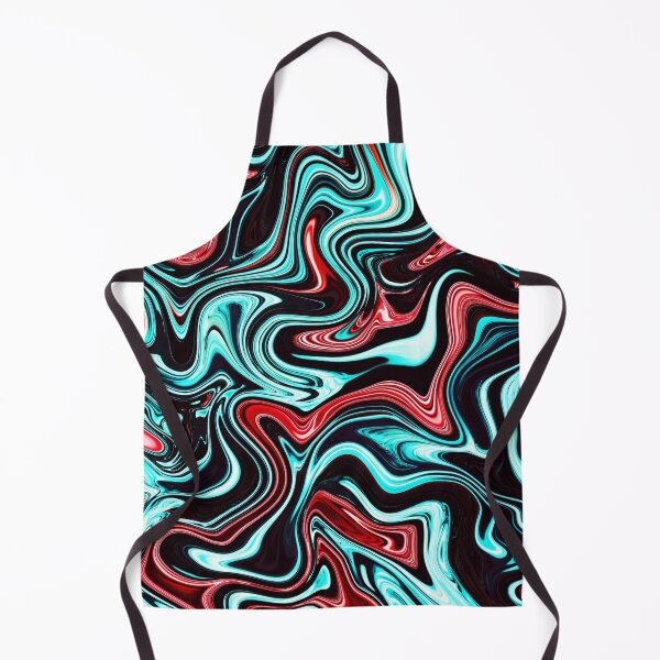 Item preview, Cozy Red & Turquoise in Fluid Style designed and sold by Flydea.