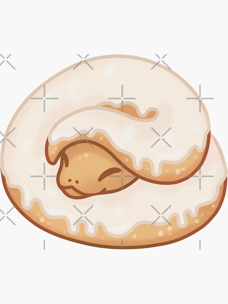 Rick Roll Cinnamon Roll Sticker – FishbiscuitDesigns