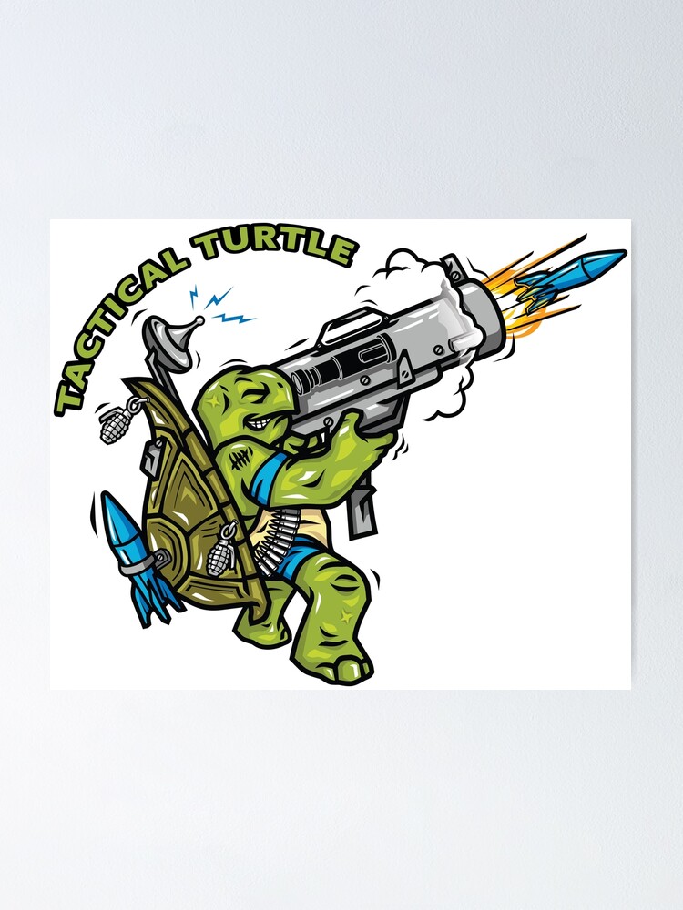 "Tactical Turtle Soldier" Poster for Sale by yugijapan Redbubble