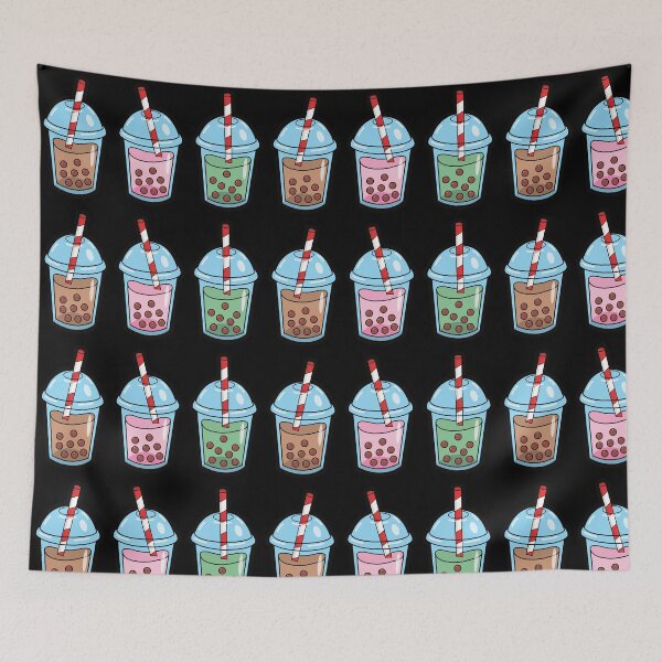 Item preview, Bubble Tea Sticker Pack Pattern designed and sold by keeleypost.