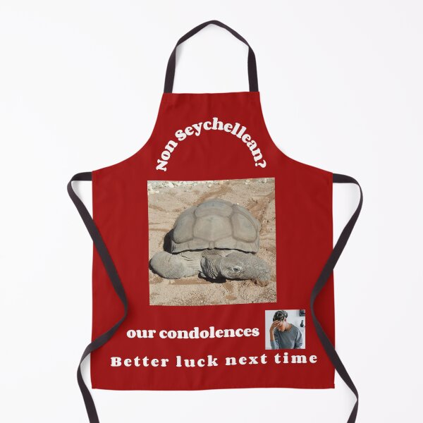 Item preview, "Condolences to non Seychelleans"  (white text) designed and sold by skoumpourdides.