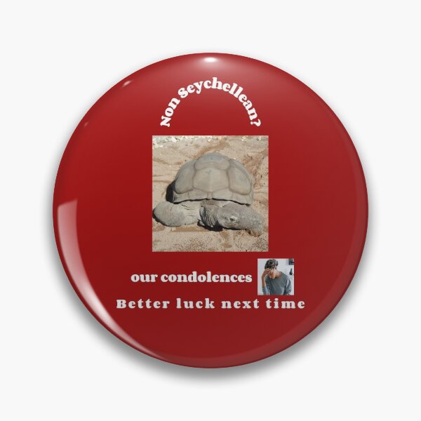 Item preview, "Condolences to non Seychelleans"  (white text) designed and sold by skoumpourdides.
