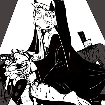 Demon Nun Mod Sticker - Demon Nun Mod Fnf - Discover & Share GIFs