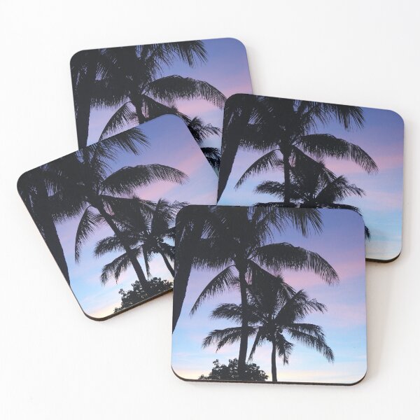 Item preview, Tropical Purple Palm Tree Sunset  designed and sold by newburyboutique.