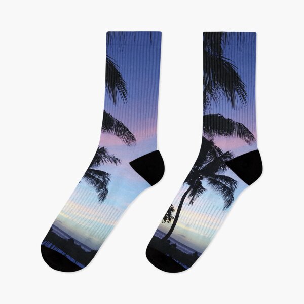 Item preview, Tropical Purple Palm Tree Sunset  designed and sold by newburyboutique.