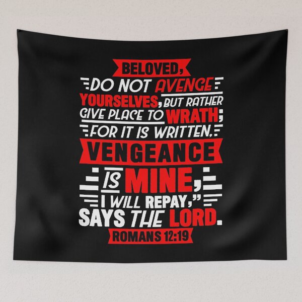 Item preview, Romans 12:19 designed and sold by plushism.