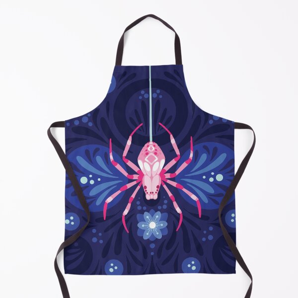 Item preview, Floral Spider - Hot Pink and Navy designed and sold by VivtheFish.