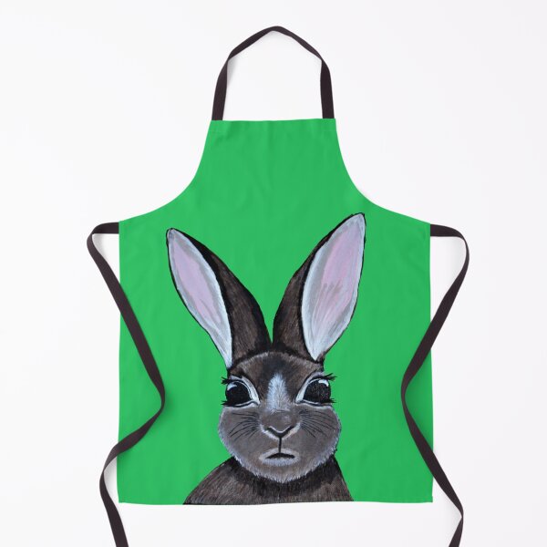 Item preview, Gray Rabbit, Bunny on Green designed and sold by Renee Hazen.