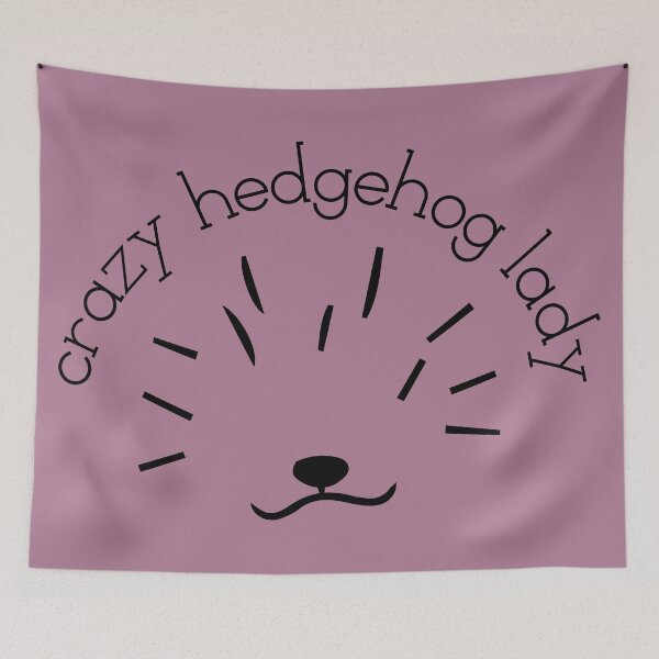 Item preview, CRAZY HEDGEHOG LADY designed and sold by MysticPotato.