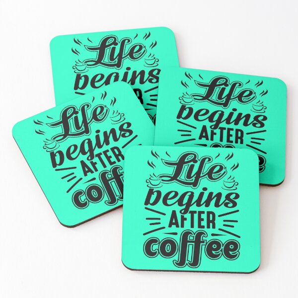 Item preview, Life Begins After Coffee designed and sold by Fine Art California.