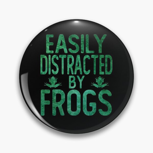 Item preview, frog lover easily distracted by frogs designed and sold by alaechamlal.