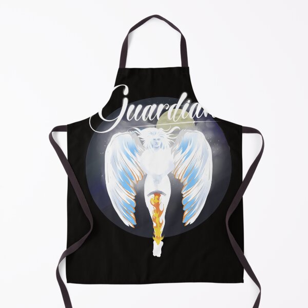 Item preview, Guardian Angel With Flaming Sword Blue designed and sold by AngelForceCreations.
