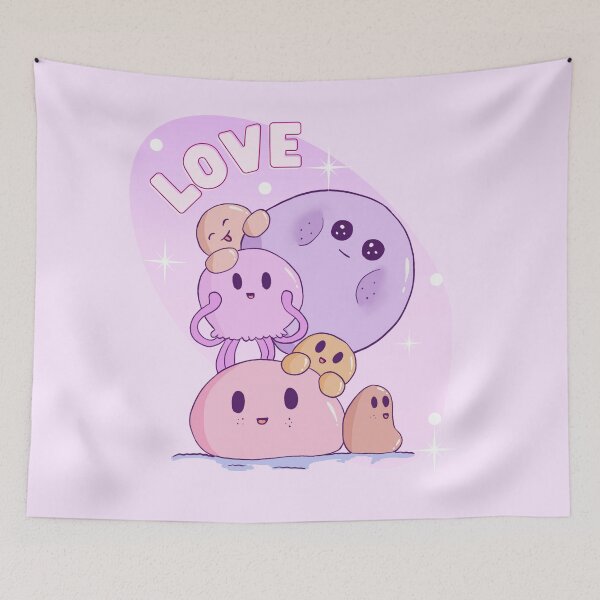 Item preview, Love bubbles, cute kawaii designed and sold by ANU007.
