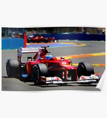 F1 Fernando Poster
