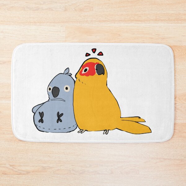 Item preview, Cute Sun Conure with Plushie designed and sold by Alice Cheng.