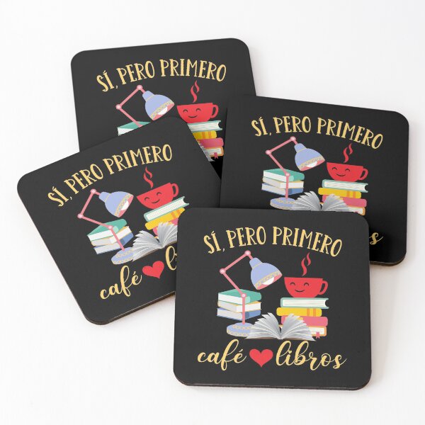 Item preview, Sí, Pero Primero Café y Libros  designed and sold by InkItStudio.