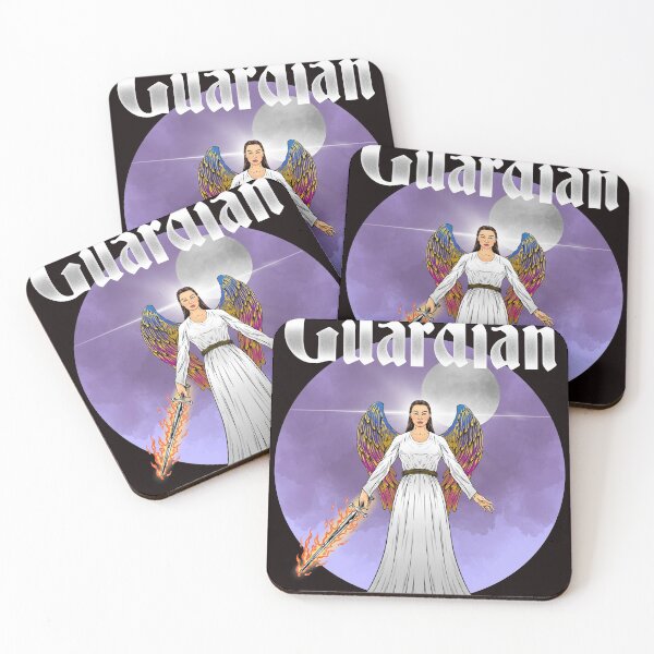 Item preview, Guardian Angel with Flaming Sword designed and sold by AngelForceCreations.