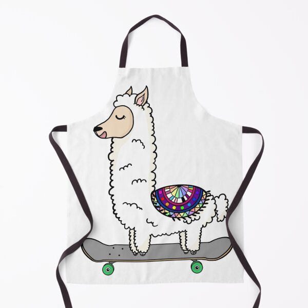 Item preview, Llama riding a skateboard designed and sold by BrookesSchool.