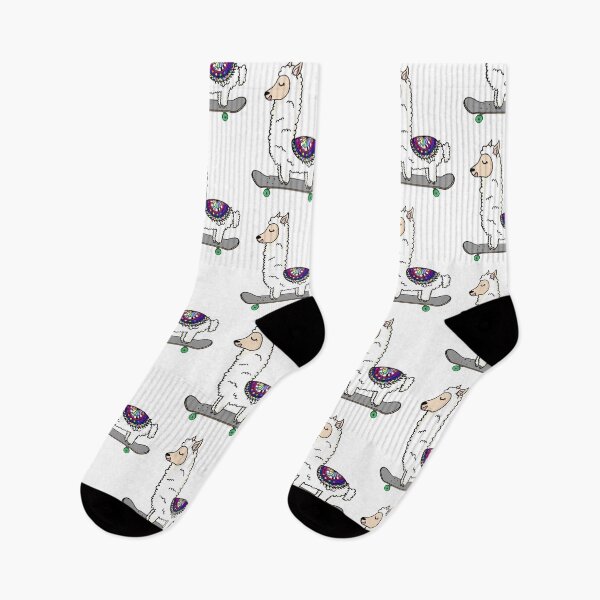 Item preview, Llama riding a skateboard designed and sold by BrookesSchool.
