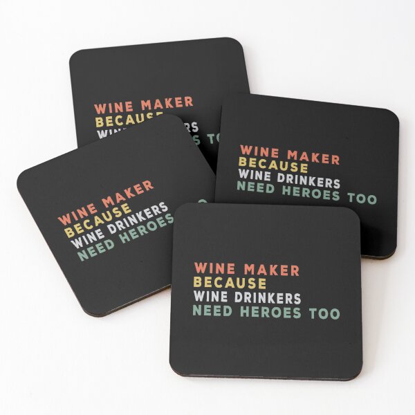 Item preview, Wine makers because wine drinkers  need heroes too | cool gift for wine makers designed and sold by clewzo.