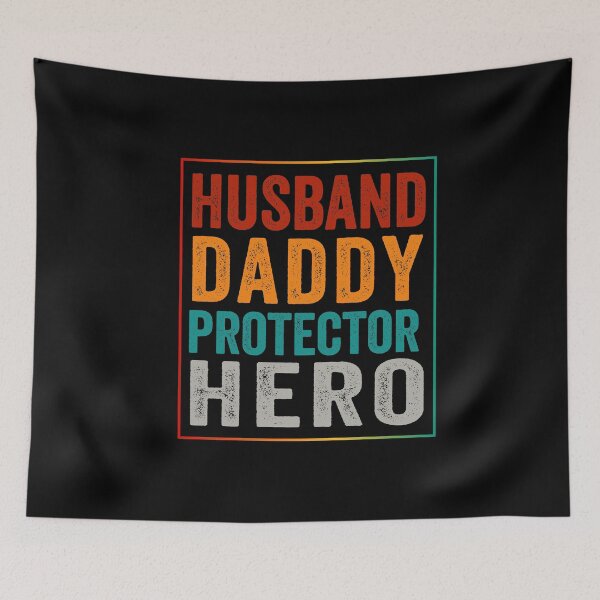 Item preview, Husband Daddy Protector Hero, best fathers day gifts for new dads, gifts for dad who wants nothing designed and sold by PRINTED ..