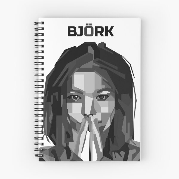 Item preview, Abstract Geometric Bjork in WPAP Black and White designed and sold by naras309.