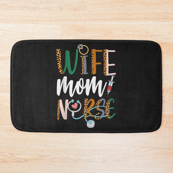 Item preview, Wife Mom Nurse Womens RN LPN Mothers Day For Nurses TShirt133 designed and sold by claudiadccla.