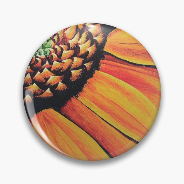 Item preview, THe orange flower is an expressionistic abstract painting by Phillip Ingold designed and sold by Billie Colley.