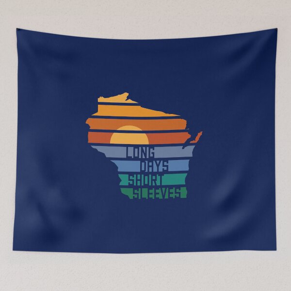 Item preview, Wisconsin Sunset Sunrise Long Days Short Sleeves designed and sold by gstrehlow2011.