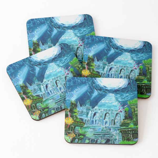 Item preview, underwater temple designed and sold by hanaabdelkafi.