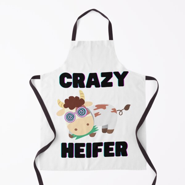 Item preview, " Crazy Heifer" Funny Cow T-Shirt Design designed and sold by JMWCD.