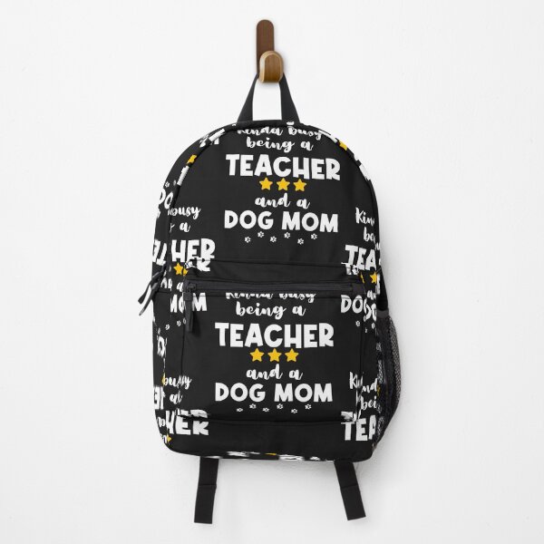 Item preview, Kinda Busy Being A Teacher And A Dog Mom designed and sold by SportyDogShop.