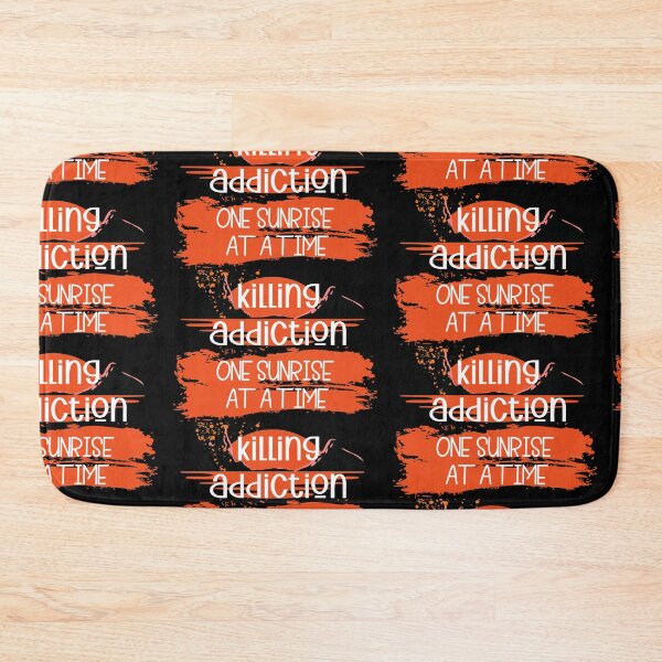 Item preview, KILLING ADDICTION one sunrise at a time card,sticker designed and sold by amy greaves.