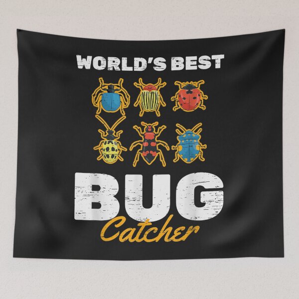 Item preview, Worlds Best Bug Catcher Hunter Ladybugs Dragonfly Bee Bug TShirt22 designed and sold by claudiadccla.