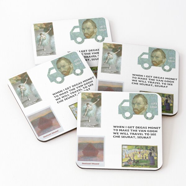 Item preview, Degas Monet Van Gogh Seurat Fun Artist Pack - Fun Artist Assortment Pack designed and sold by molamode.