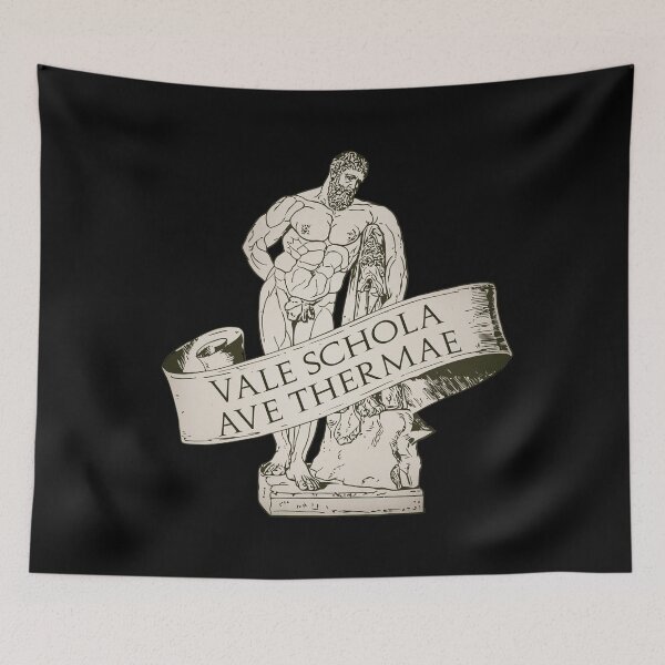 Item preview, Vale Schola Ave Thermae designed and sold by superdumb70.