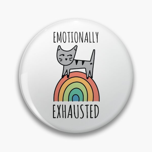 Item preview, Emotionally Exhausted Rainbow Cat Paradox designed and sold by Maria Garcia.