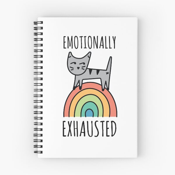 Item preview, Emotionally Exhausted Rainbow Cat Paradox designed and sold by Maria Garcia.