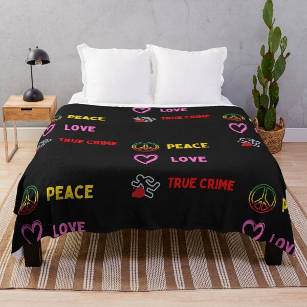 Item preview, Peace Love And True Crime designed and sold by SportyDogShop.