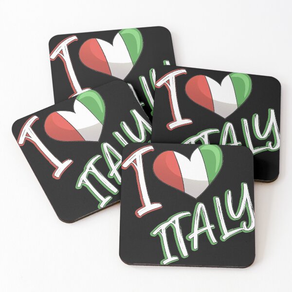 Item preview, I Love Italy Italy flag heart designed and sold by BullDesignsShop.