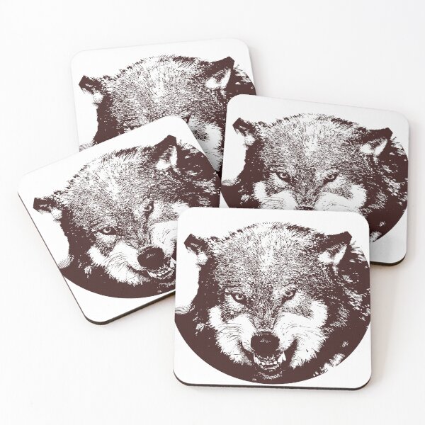 Item preview, Snarling Wolf Vintage Illustration designed and sold by smnessen.