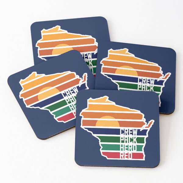 Item preview, Wisconsin Sunset Sunrise Crew Pack Herd Red designed and sold by gstrehlow2011.