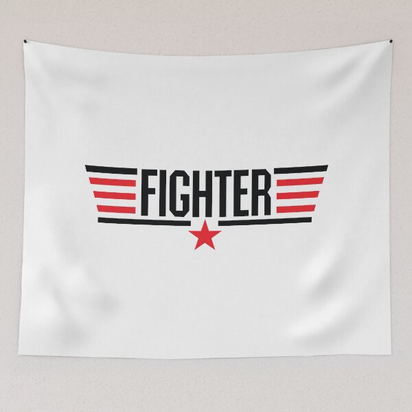 Item preview, FIGHTER WING, Red Wing, Fighter Pilot Wing designed and sold by ARTsPlural.