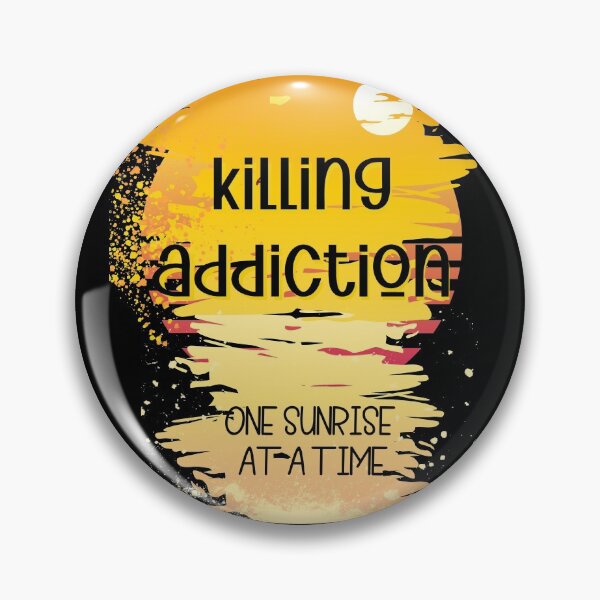 Item preview,  KILLING ADDICTION one sunrise at a time coffee mug designed and sold by amy greaves.