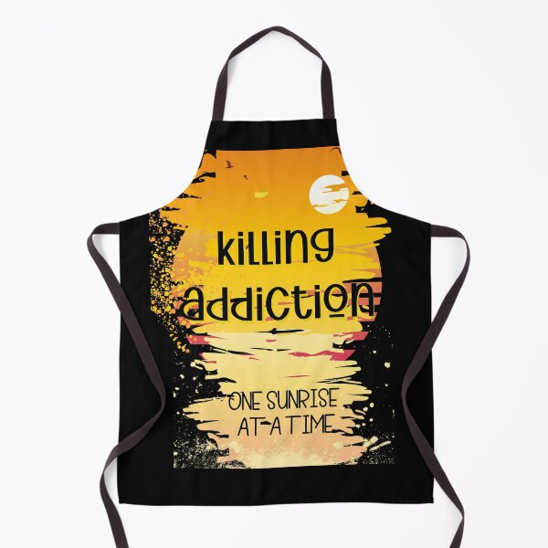 Item preview, KILLING ADDICTION one sunrise at a time coffee mug designed and sold by amy greaves.