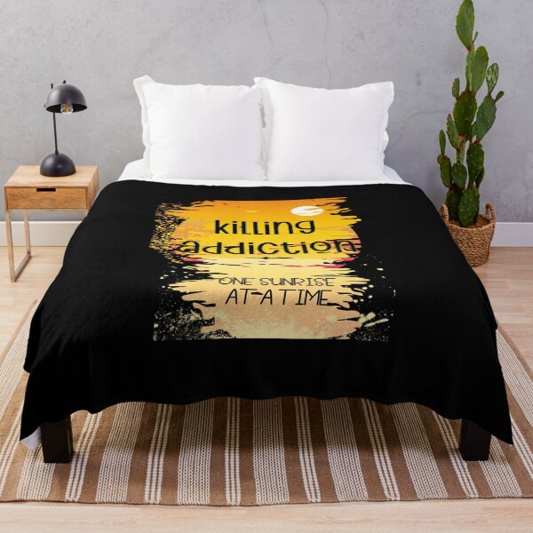 Item preview,  KILLING ADDICTION one sunrise at a time coffee mug designed and sold by amy greaves.