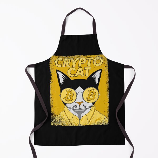 Item preview, Crypto Cat, Cryptocurrency Bitcoin T-Shirt, Hoodie, Sticker, Cat Bitcoin Design designed and sold by ShaykhUmer.